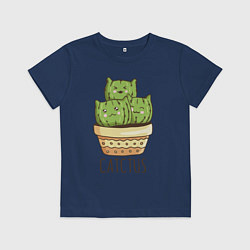 Детская футболка Кактус Котики