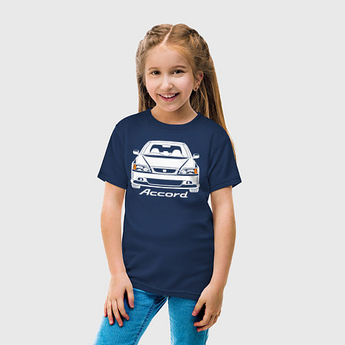 Детская футболка Honda Accord CF, 6 поколение / Тёмно-синий – фото 4