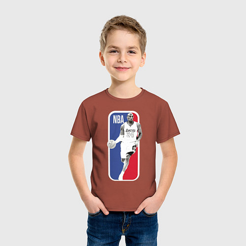 Детская футболка NBA Kobe Bryant / Кирпичный – фото 3