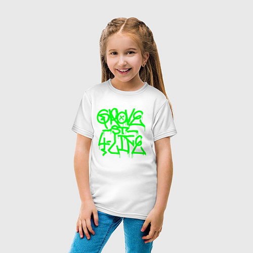 Детская футболка GROVE STREET 4 LIFE / Белый – фото 4