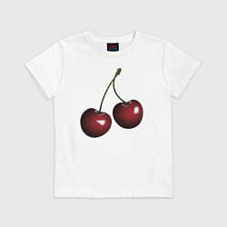 Детская футболка Вишня