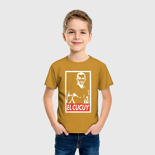 Детская футболка EL CUCUY / Горчичный – фото 3