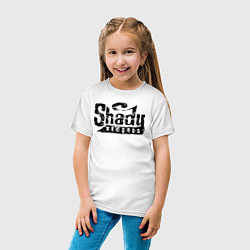 Футболка хлопковая детская Eminem Slim Shady, цвет: белый — фото 2