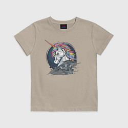 Детская футболка Единорог Rock