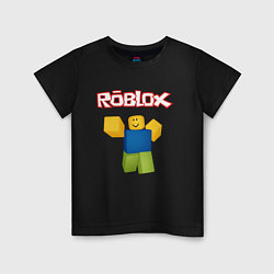 Футболка хлопковая детская ROBLOX, цвет: черный