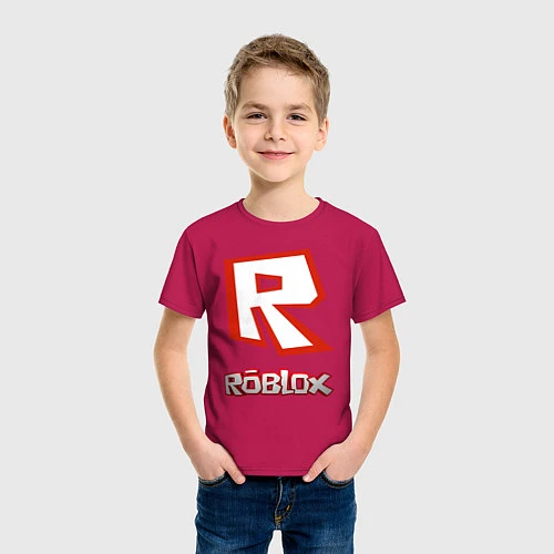 Детская футболка R / Маджента – фото 3