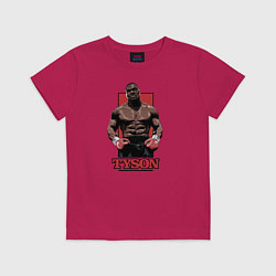 Футболка хлопковая детская Tyson, цвет: маджента