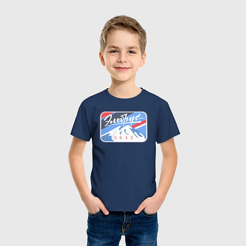 Детская футболка Эльбрус 5642 / Тёмно-синий – фото 3