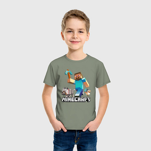 Детская футболка MINECRAFT / Авокадо – фото 3