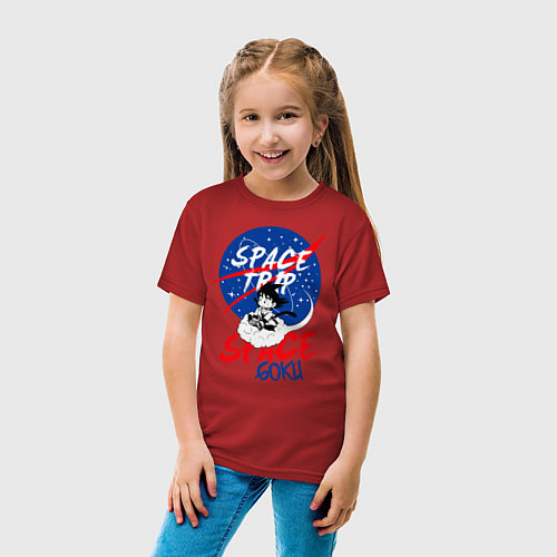Детская футболка Space trip / Красный – фото 4