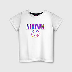 Футболка хлопковая детская NIRVANA, цвет: белый