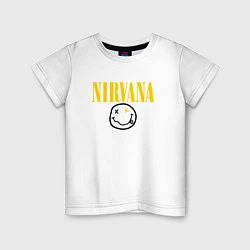 Футболка хлопковая детская NIRVANA, цвет: белый