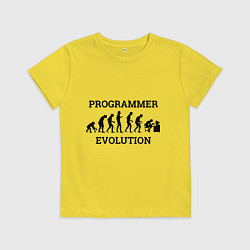 Детская футболка Эволюция программиста