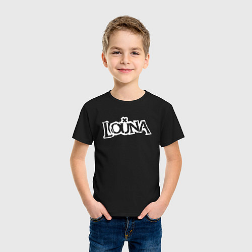Детская футболка Louna / Черный – фото 3