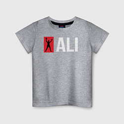 Футболка хлопковая детская ALI, цвет: меланж