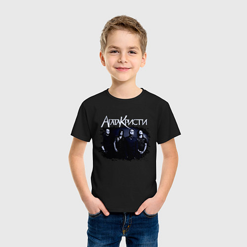 Детская футболка Агата Кристи / Черный – фото 3