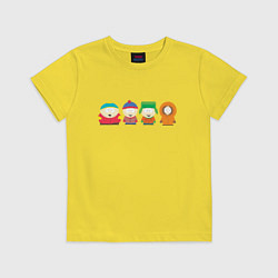 Футболка хлопковая детская SOUTH PARK, цвет: желтый