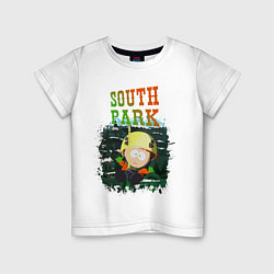 Футболка хлопковая детская South Park, цвет: белый