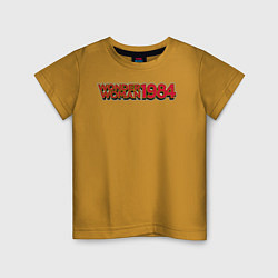 Футболка хлопковая детская Wonder Woman 1984, цвет: горчичный