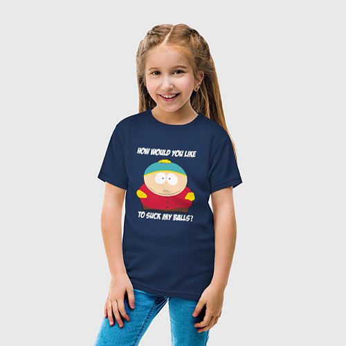 Детская футболка ЮЖНЫЙ ПАРК / Тёмно-синий – фото 4