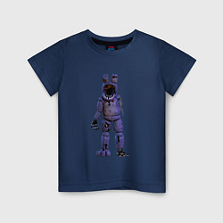 Футболка хлопковая детская Five Nights At Freddys, цвет: тёмно-синий