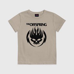 Футболка хлопковая детская THE OFFSPRING, цвет: миндальный