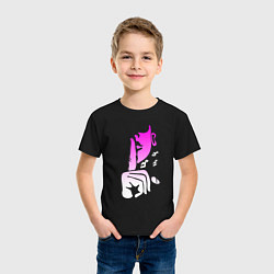 Футболка хлопковая детская JOJOS BIZARRE ADVENTURE, цвет: черный — фото 2