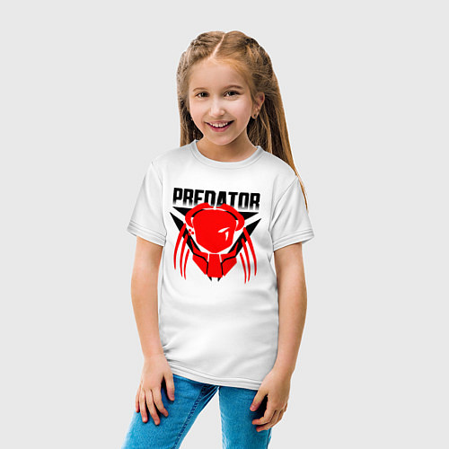 Детская футболка PREDATOR / Белый – фото 4