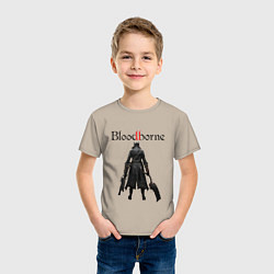 Футболка хлопковая детская Bloodborne, цвет: миндальный — фото 2