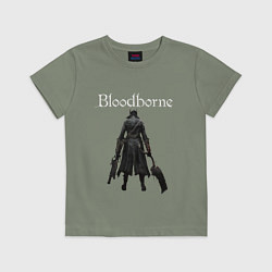 Футболка хлопковая детская Bloodborne, цвет: авокадо