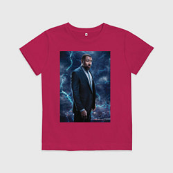 Футболка хлопковая детская Jefferson Pierce, цвет: маджента