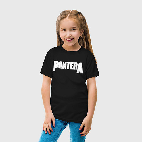 Детская футболка Pantera / Черный – фото 4