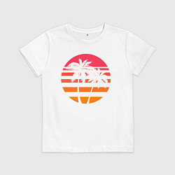 Детская футболка Пальма