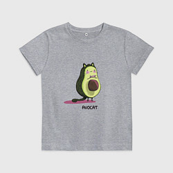 Детская футболка Авокадо кот - авокот