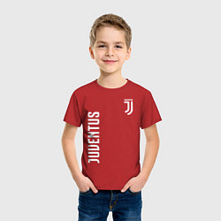 Футболка хлопковая детская JUVENTUS, цвет: красный — фото 2