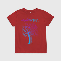 Детская футболка ДЕРЕВО CYBERPUNK 2077