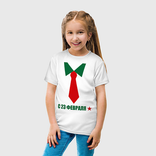 Детская футболка Парадная / Белый – фото 4