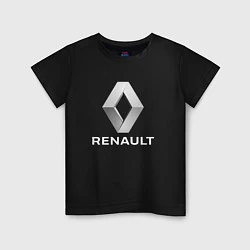 Футболка хлопковая детская RENAULT, цвет: черный