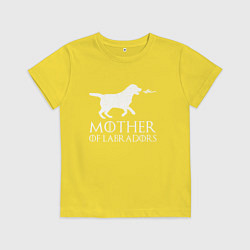Детская футболка Мать Лабрадоров