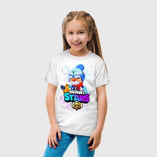 Детская футболка BRAWL STARS GALE / Белый – фото 4