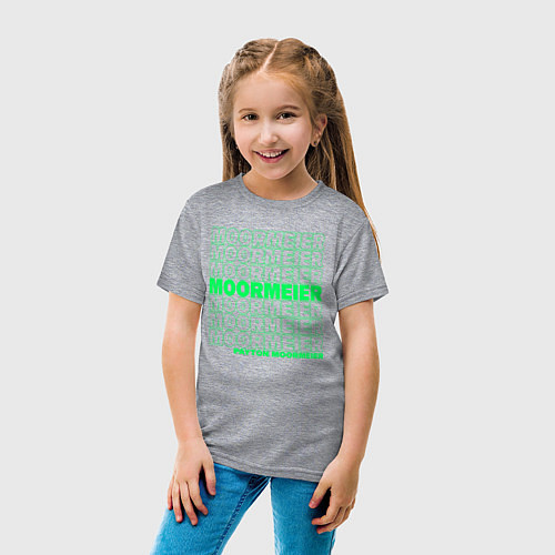Детская футболка PAYTON MOORMEIER - ТИКТОК / Меланж – фото 4