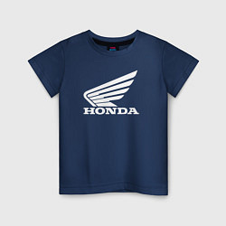 Футболка хлопковая детская HONDA, цвет: тёмно-синий