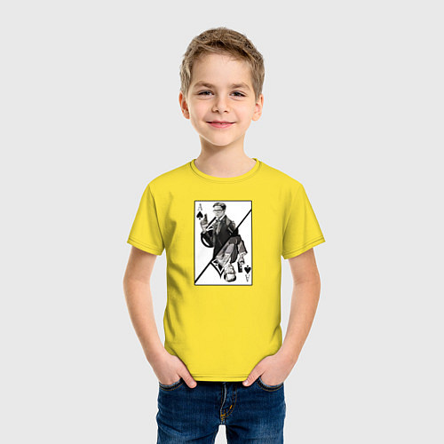Детская футболка Кингсман / Желтый – фото 3