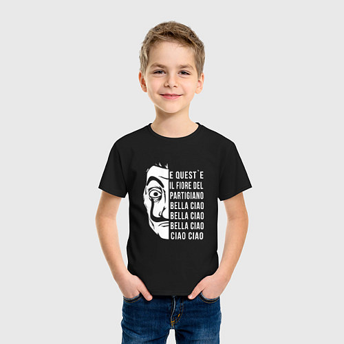 Детская футболка La Casa de Papel Z / Черный – фото 3