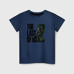 Футболка хлопковая детская The Last Of Us PART 2, цвет: тёмно-синий