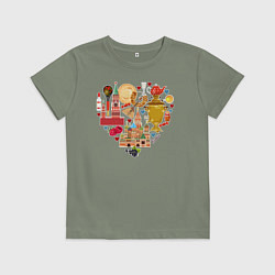 Детская футболка LOVE RUSSIA