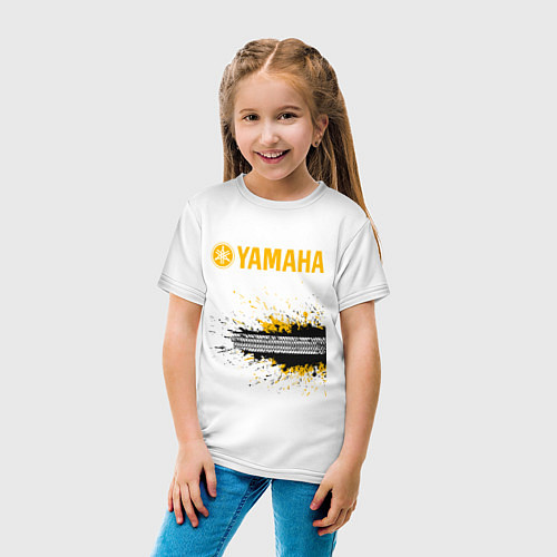 Детская футболка YAMAHA Z / Белый – фото 4