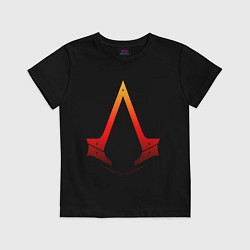 Футболка хлопковая детская Assassins Creed, цвет: черный