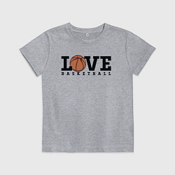 Детская футболка Love Basketball