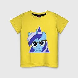 Футболка хлопковая детская Trixie hipster, цвет: желтый